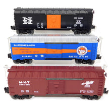 Load image into Gallery viewer, Lionel 6-19292 6464 Boxcar Set Series 6 VI MKT Baltimore Ohio New Haven MK Texas