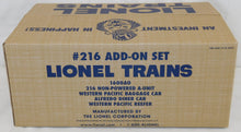 Load image into Gallery viewer, Lionel 6-52533 Add On Set for LCCA BURLINGTON #216 Alco diesel passenger set C-9