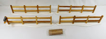 Load image into Gallery viewer, Department 56 #52597 Village Snow Split Rail Fence Set of 4 Wooden with Mailbox