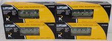 Load image into Gallery viewer, K-Line K-4650B Northern Pacific 15" Aluminum Passenger 4car Passenger Set SCARCE
