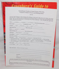 Load image into Gallery viewer, Greenberg's Guide Lionel Trains 1970-1991 Vol1 Locomotives Rolling Stock 10-7535