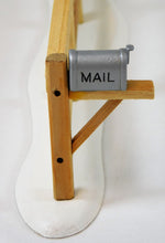 Load image into Gallery viewer, Department 56 #52597 Village Snow Split Rail Fence Set of 4 Wooden with Mailbox