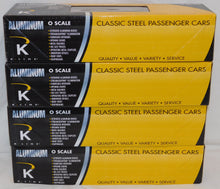 Load image into Gallery viewer, K-Line K-4650B Northern Pacific 15" Aluminum Passenger 4car Passenger Set SCARCE