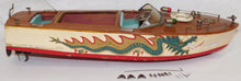 Load image into Gallery viewer, VINTAGE ITO Dragon Speed Boat w/motor battery operated JAPANese no batt cover