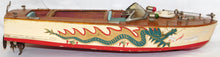 Load image into Gallery viewer, VINTAGE ITO Dragon Speed Boat w/motor battery operated JAPANese no batt cover