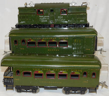 Load image into Gallery viewer, Ives #700 BOXED Standard Gauge Passenger Set 3241 Green 184 186 Clean & Running