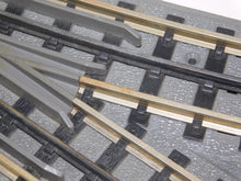 Load image into Gallery viewer, MTH 40-1020 1021 PAIR RealTrax RH/LH Switches 072 O Used Works great C7 +INSTRUCTIONS