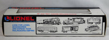 Load image into Gallery viewer, Lionel 6-16347 Ontario Northland Bulkhead Flat Car w/ Wood Load diecast sprung trucks