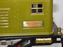 Load image into Gallery viewer, Lionel #347E BOXED Set w/ 8E Standard gauge passenger Set Olive w/ RED plates & trim 337 338 1920s Prewar (Copy)