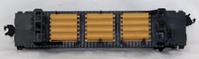 Load image into Gallery viewer, Lionel 6-16347 Ontario Northland Bulkhead Flat Car w/ Wood Load diecast sprung trucks