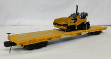 Load image into Gallery viewer, MTH 20-98795 Caterpillar Flat Car w/ die cast AP655D Asphalt Paver O 1/48 2012 Premier