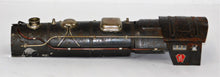 Load image into Gallery viewer, Prewar Lionel Standard Gauge 385E SHELL 2-4-2 Steam Engine DkGray copper & silver