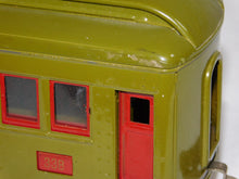 Load image into Gallery viewer, Lionel #347E BOXED Set w/ 8E Standard gauge passenger Set Olive w/ RED plates & trim 337 338 1920s Prewar (Copy)