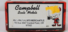 Load image into Gallery viewer, Campbell #371 HO scale Matthews' Mercantile Complete Wood Kit Sealed Bags HOn3