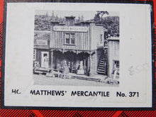 Load image into Gallery viewer, Campbell #371 HO scale Matthews' Mercantile Complete Wood Kit Sealed Bags HOn3