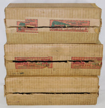 Load image into Gallery viewer, Lionel #347E BOXED Set w/ 8E Standard gauge passenger Set Olive w/ RED plates & trim 337 338 1920s Prewar (Copy)
