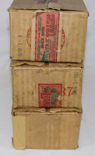 Load image into Gallery viewer, Lionel #347E BOXED Set w/ 8E Standard gauge passenger Set Olive w/ RED plates & trim 337 338 1920s Prewar (Copy)
