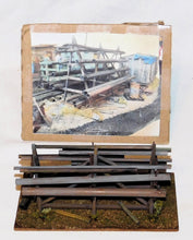 Load image into Gallery viewer, Custom BUILT Parker Pipe Rack Yard Diorama Hangman Creek #003 O/On3/On30 1/48