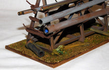 Load image into Gallery viewer, Custom BUILT Parker Pipe Rack Yard Diorama Hangman Creek #003 O/On3/On30 1/48