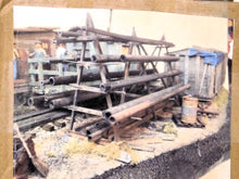 Load image into Gallery viewer, Custom BUILT Parker Pipe Rack Yard Diorama Hangman Creek #003 O/On3/On30 1/48