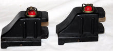 Load image into Gallery viewer, Lionel 1025 Black Bumpers LOT OF TWO Lighted Die Cast Tested works Prewar nickel trim O
