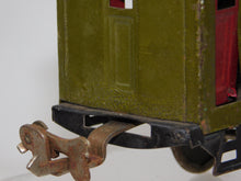 Load image into Gallery viewer, Lionel 529 529 1920s Passenger Coaches Olive Green w/ maroon plates O gauge