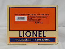 Load image into Gallery viewer, Lionel 6-28272 I Love USA SD-60 Diesel engine locomotive smoke horn C-8 LN #1776