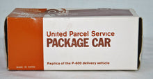 Load image into Gallery viewer, UPS Truck P-600 Brown Delivery Truck Boxed 1977 rolling door 5.5" Replica