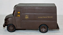 Load image into Gallery viewer, UPS Truck P-600 Brown Delivery Truck Boxed 1977 rolling door 5.5" Replica