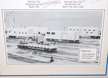 Load image into Gallery viewer, Walthers 932-87 Work Train Set #1 Santa Fe ATSF MOW SIX Pc kit C8 HO Sealed 1st version