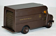 Load image into Gallery viewer, UPS Truck P-600 Brown Delivery Truck Boxed 1977 rolling door 5.5" Replica