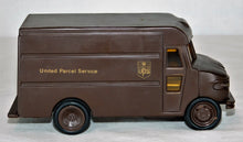 Load image into Gallery viewer, UPS Truck P-600 Brown Delivery Truck Boxed 1977 rolling door 5.5" Replica