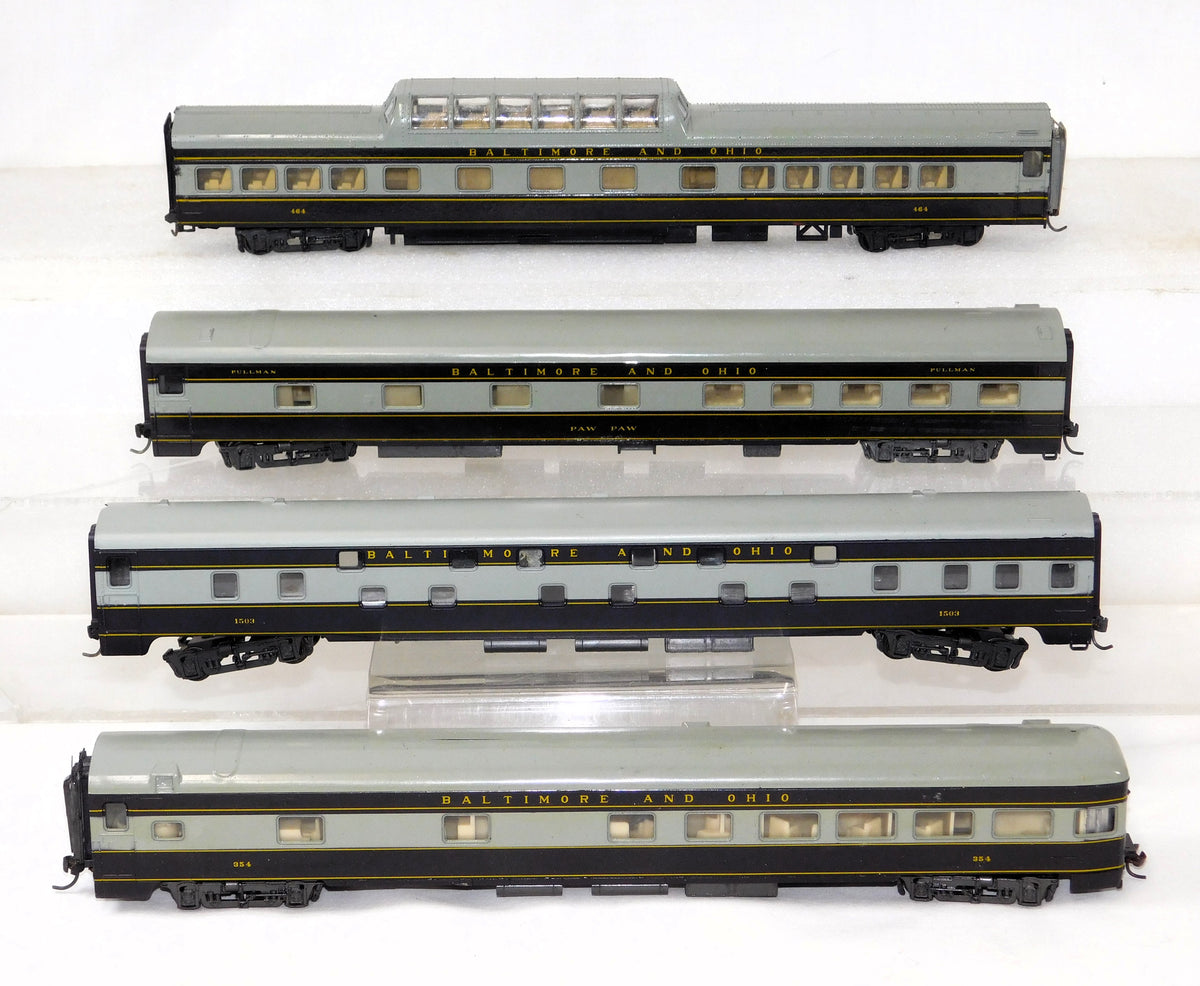 Rivarossi Baltimore & Ohio 85' LW Passenger Cars 4 HO Scale 1503