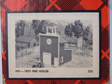 Load image into Gallery viewer, Campbell #355 HO scale 1875 Fire House Kit Complete SEALED BAGS HOn3 Vintage