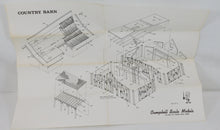 Load image into Gallery viewer, Campbell #382 HO scale Country Farm BARN Complete Wood Kit Sealed Bags Vintage