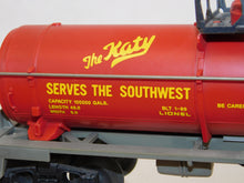 Load image into Gallery viewer, Lionel 6-17877 MKT Tank Car TTOS Convention Missouri Kansas Texas Katy O / 027