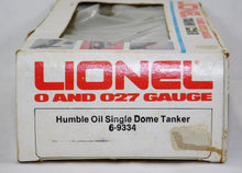 Load image into Gallery viewer, Lionel HUMBLE Oil Gas Company Tank Car 6-9334 NOX Single dome Boxed 1979 027