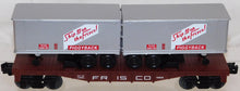 Load image into Gallery viewer, Lionel 6-16926 Frisco Flat Car with two Trailers Piggyback SLSF O 027 3rail C-8