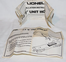 Load image into Gallery viewer, Lionel 6-8190 Diesel Horn Kit Complete Add to F3B, more, Pick up, board, speaker+