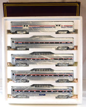 Load image into Gallery viewer, MTH MT 20-6508 Amtrak O Premier 5 Car 70' Aluminum Passenger Set Factory PAINTED
