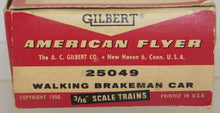 Load image into Gallery viewer, American Flyer 25049 DRGW Rio Grande lns Cookie Box Car Walking Brakeman BOXED with Instructions