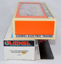 Load image into Gallery viewer, Lionel 6-52040 GT TTOS Flatcar w/Lionel tractor trailer Wolverine Division 52033