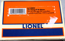 Load image into Gallery viewer, Lionel 6-14002 ZW Amp & Volt Meter to add to MODERN ZWs C-10 complete boxed NEW