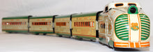 Load image into Gallery viewer, Marx M10005 Union Pacific passenger Set Green Cream Streamline UP windUp +USRPO