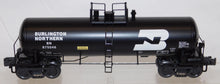 Load image into Gallery viewer, K-Line K-90014 Burlington Northern Semi Scale Aluminum Tank Car BN Railroad O KCC exclusive