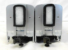 Load image into Gallery viewer, MTH MT 20-6539 Amtrak Phase 3 2CarSet 70' Aluminum Passenger 3 stripe Superliner