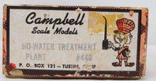 Load image into Gallery viewer, Campbell #440 HO scale Water Treatment Plant Building Complete HOn3 Vintage