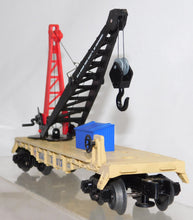 Load image into Gallery viewer, Lionel Boy Scouts of America 6-37013 Derrick Car crane flat w/ hook 100 years an