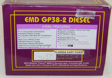 Load image into Gallery viewer, MTH CUSTOM PAINT GP38-2 Florida East Coast Diesel Engine Premier C-8 FEC 510