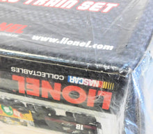 Load image into Gallery viewer, Lionel T1828TRAIN Kyle Busch 18 Train Set M&Ms Nascar Steam C-10 SEALED O SCARCE